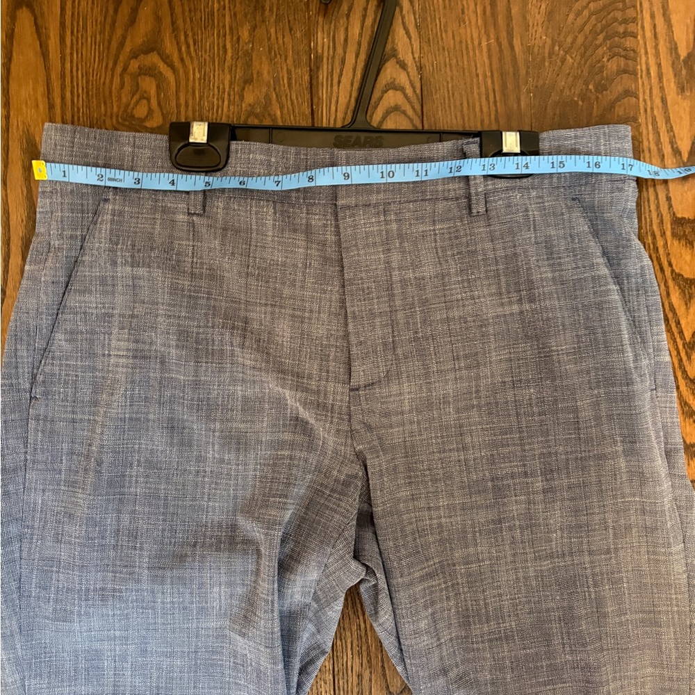 RW@CO Men's Blue Dress Pant 32X32 Casual Tailored Fit Office Viscose - Picture 8 of 11